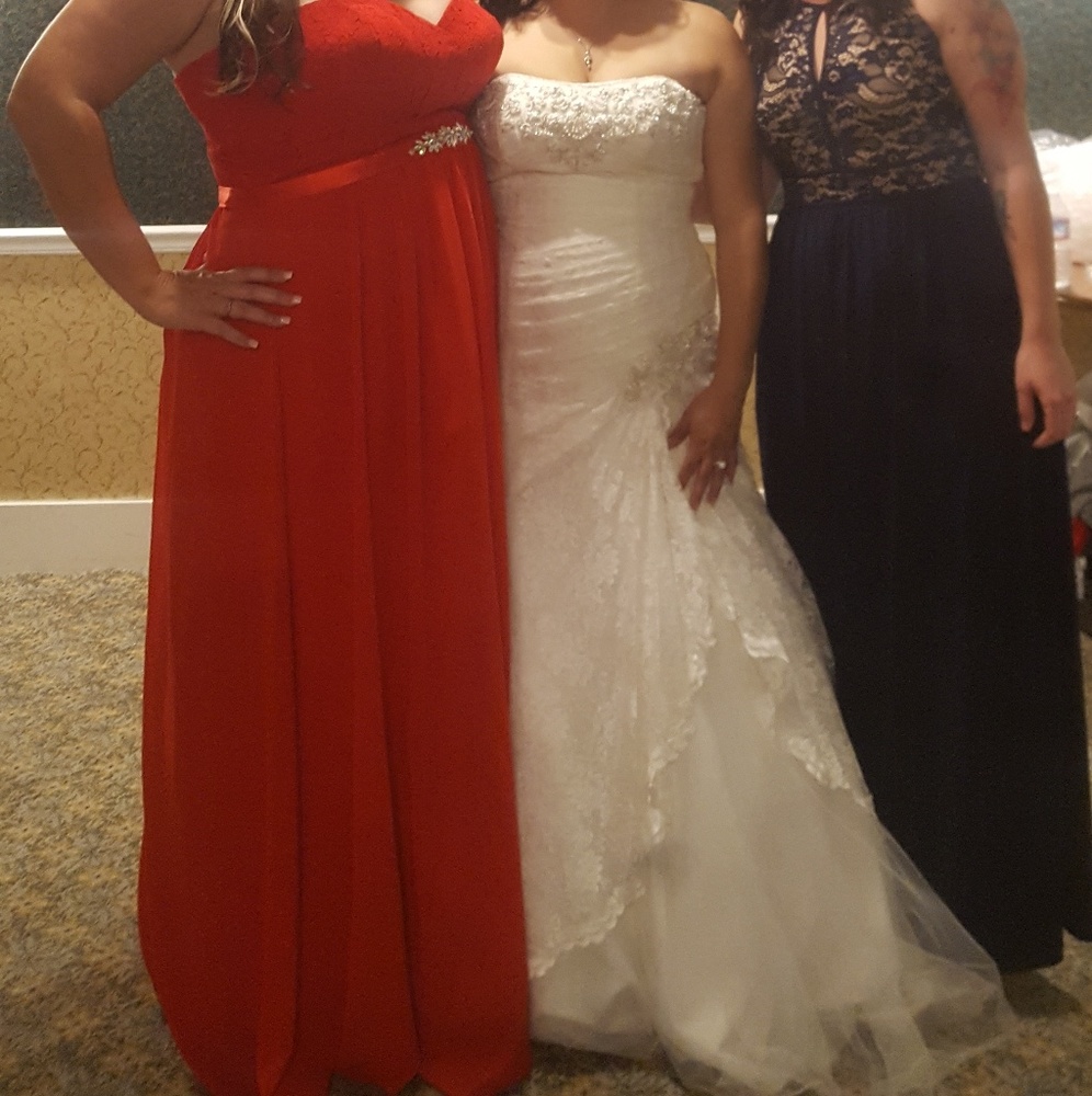 Coreset red dress